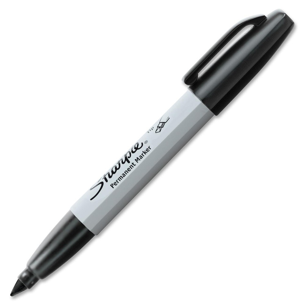 38281 Sharpie Chisel Tip Permanent Marker, Black Ink, Pack of 1