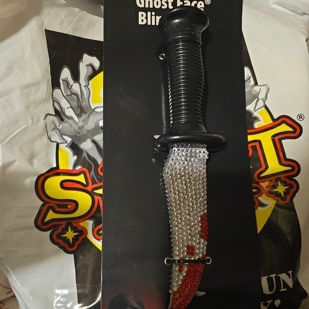 ghost face bling knife