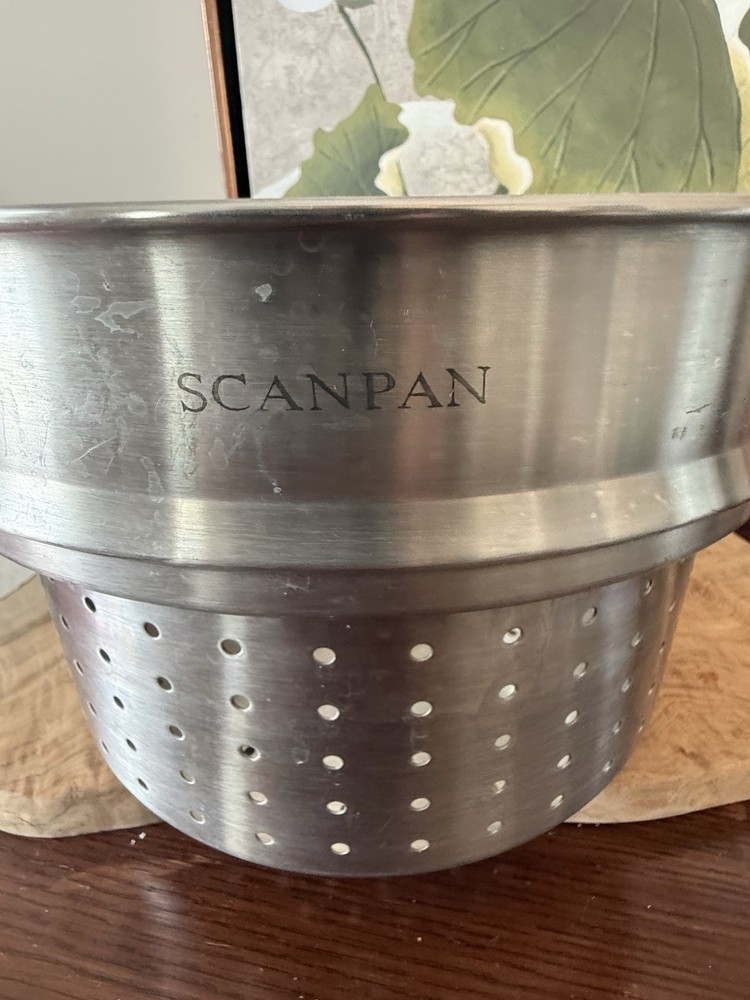 Scanpan Stainless Steel Multi Pot Perforated Insert ONLY Pasta Strainer