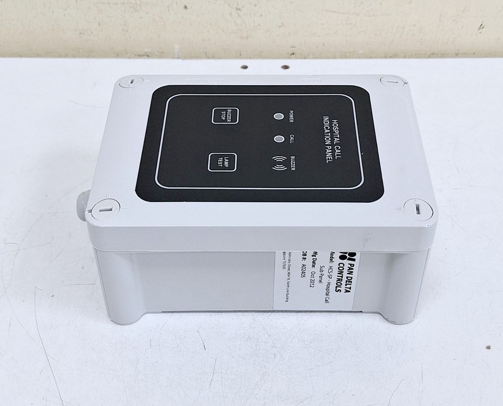 Pan Delta Controls HCS-SP Hospital Call Sub Panel