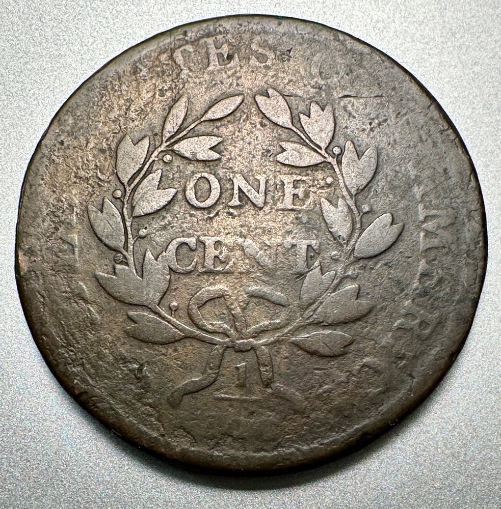 1802 DRAPED BUST LARGE CENT STEMLESS GOOD+ DETAILS #1622