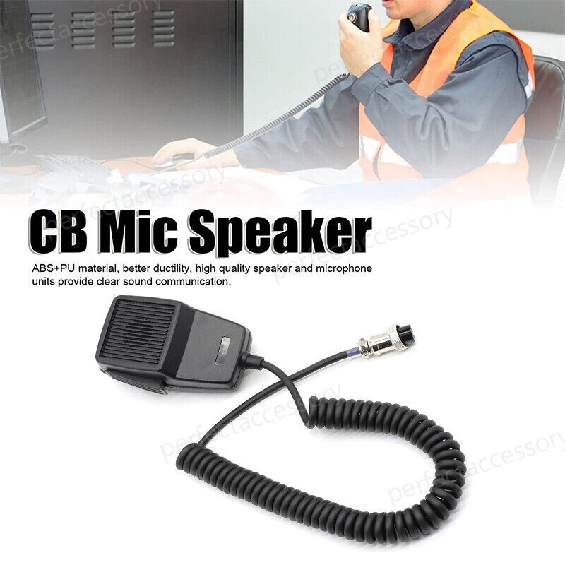 NEW Superstar DM507-4 Pin MICROPHONE Mic For Galaxy Cobra Uniden 4Pin CB Radios