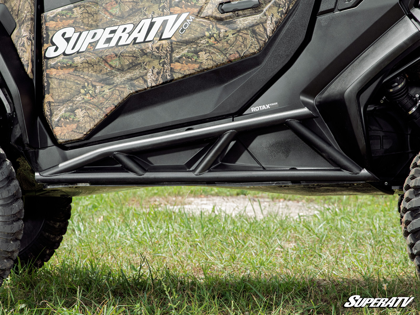 SuperATV Heavy Duty Nerf Bars for Can-Am Commander 1000 (2021+) - Black