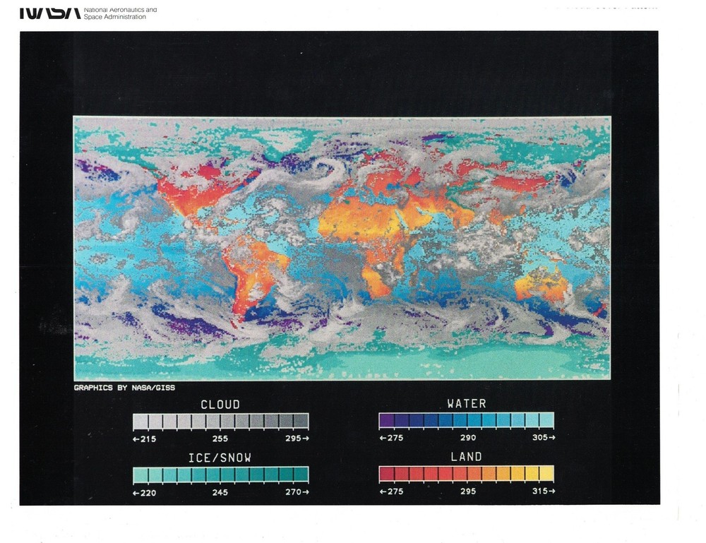 NASA - World Cloud Cover Pattern.  #02 NASAWCCP