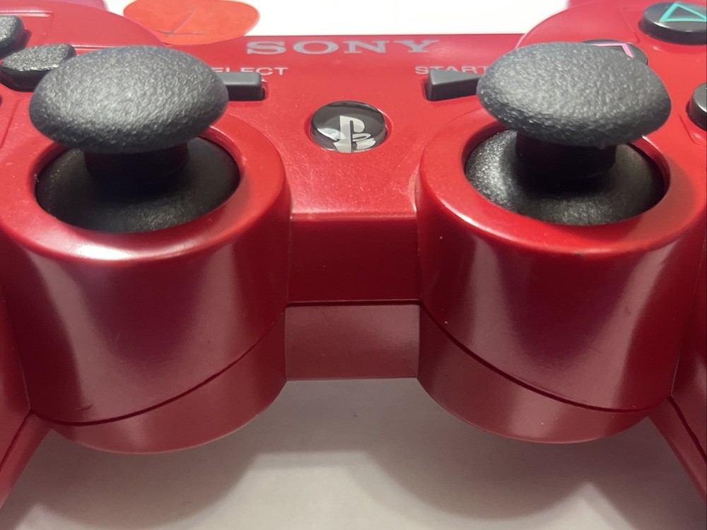 Sony PS3 DualShock 3 Wireless Controller Red OEM Original Tested