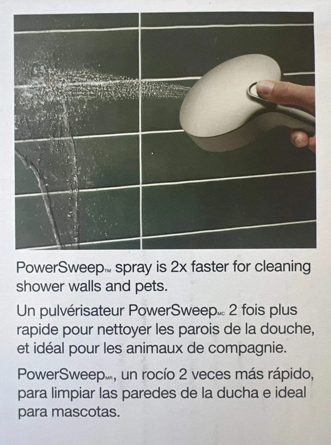 Kohler Hydrorail R38001-G-BN 3-in-1 Multifunction Shower System Nickel