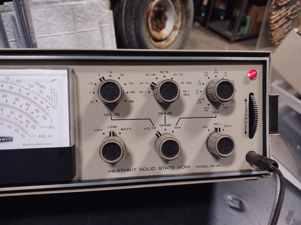 RARE VINTAGE Heathkit Solid State VOM Model IM-25