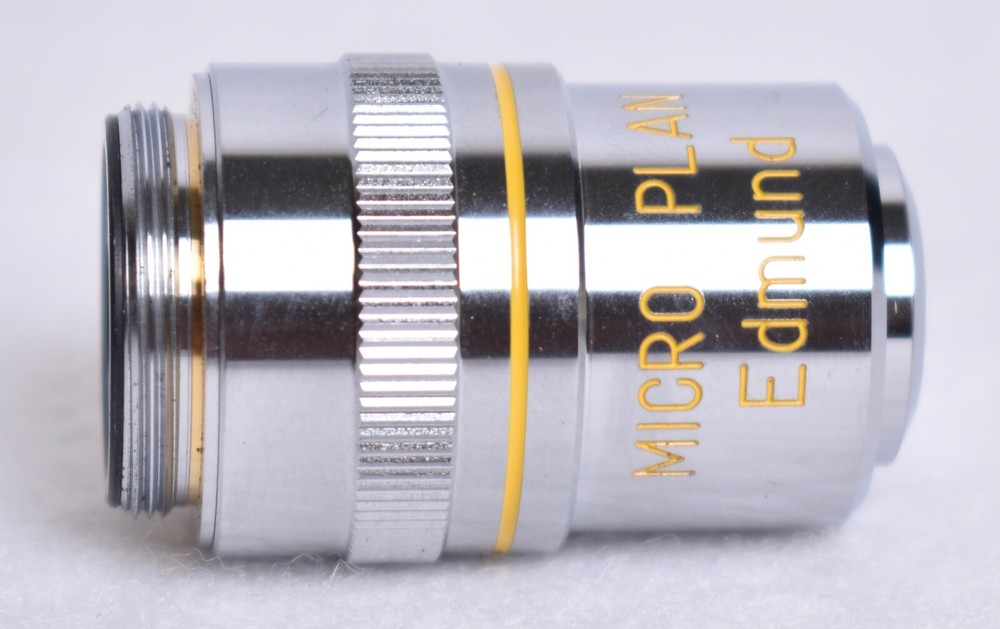 Edmund 10x Micro Plan DIN 10 0.25 Microscope Objective Lens