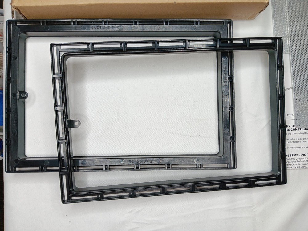 Proficient Audio 1 Pair PCB-W600 Pre-Construction Bracket for 6.5" In-wall