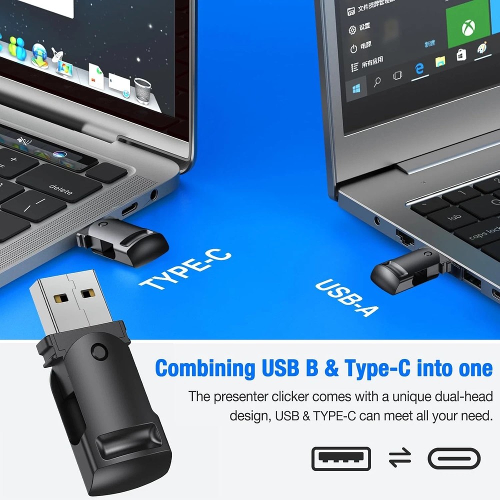 Presentation Clicker Wireless Presenter Remote for PowerPoint, Powerpoint