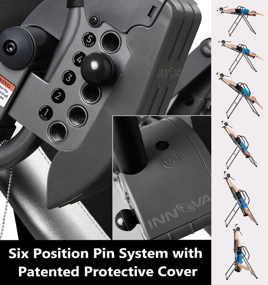 Inversion Table with Adjustable Headrest 300lb