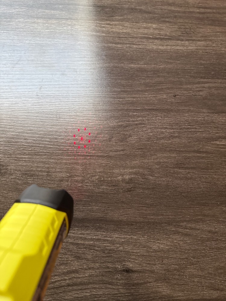 Ryobi temperature reader Laser