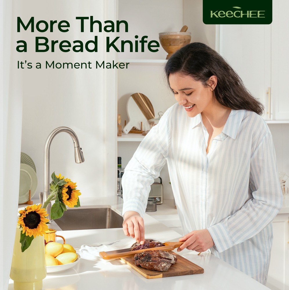 KeeCHEE® Adjustable Bread Slicer for Homemade Bread