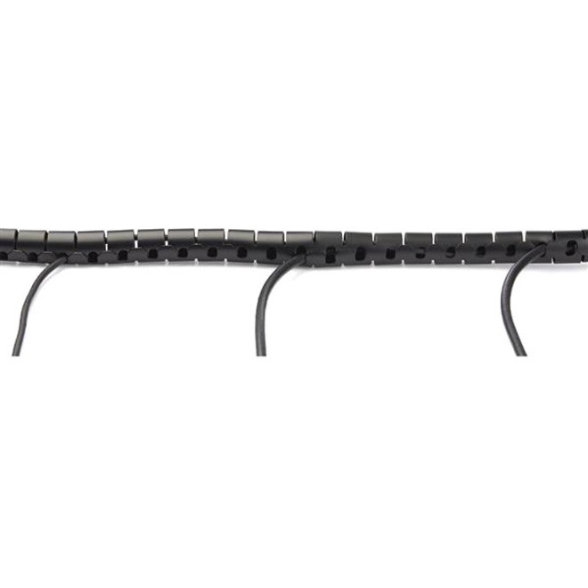 StarTech CMSCOILED4 2.5m Cable Management Sleeve Black
