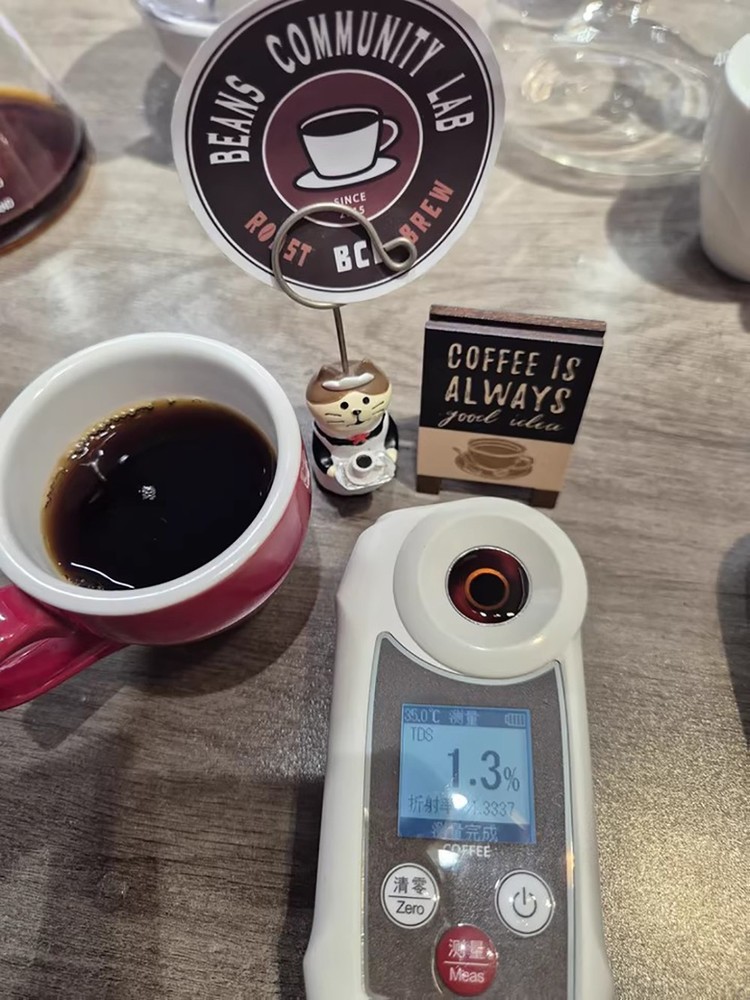 Coffee TDS Meter 0-22% Concentration Tester Refractometer with T Compensation