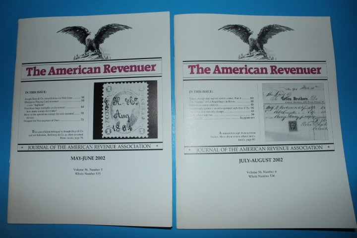 The American Revenuer Journal 2002 Full Year BlueLakeStamps Outstanding content!