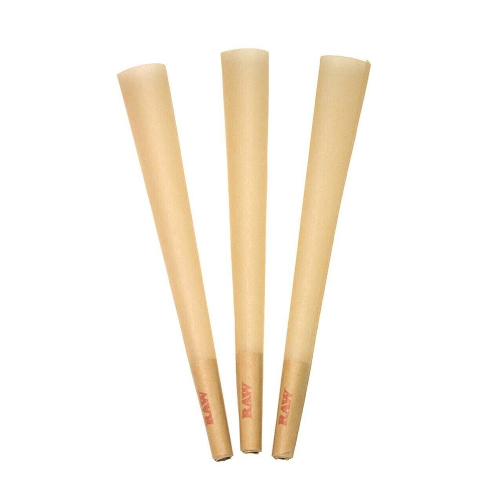 Authentic Raw Classic Special 98mm pre rolled Cone W/Filter tip 200 CT + LIGHTER