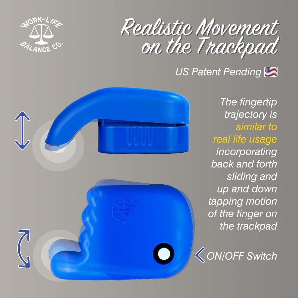 Laptop Touchpad Mouse Jiggler - Doesn't Require Mouse – AA Battery Powered