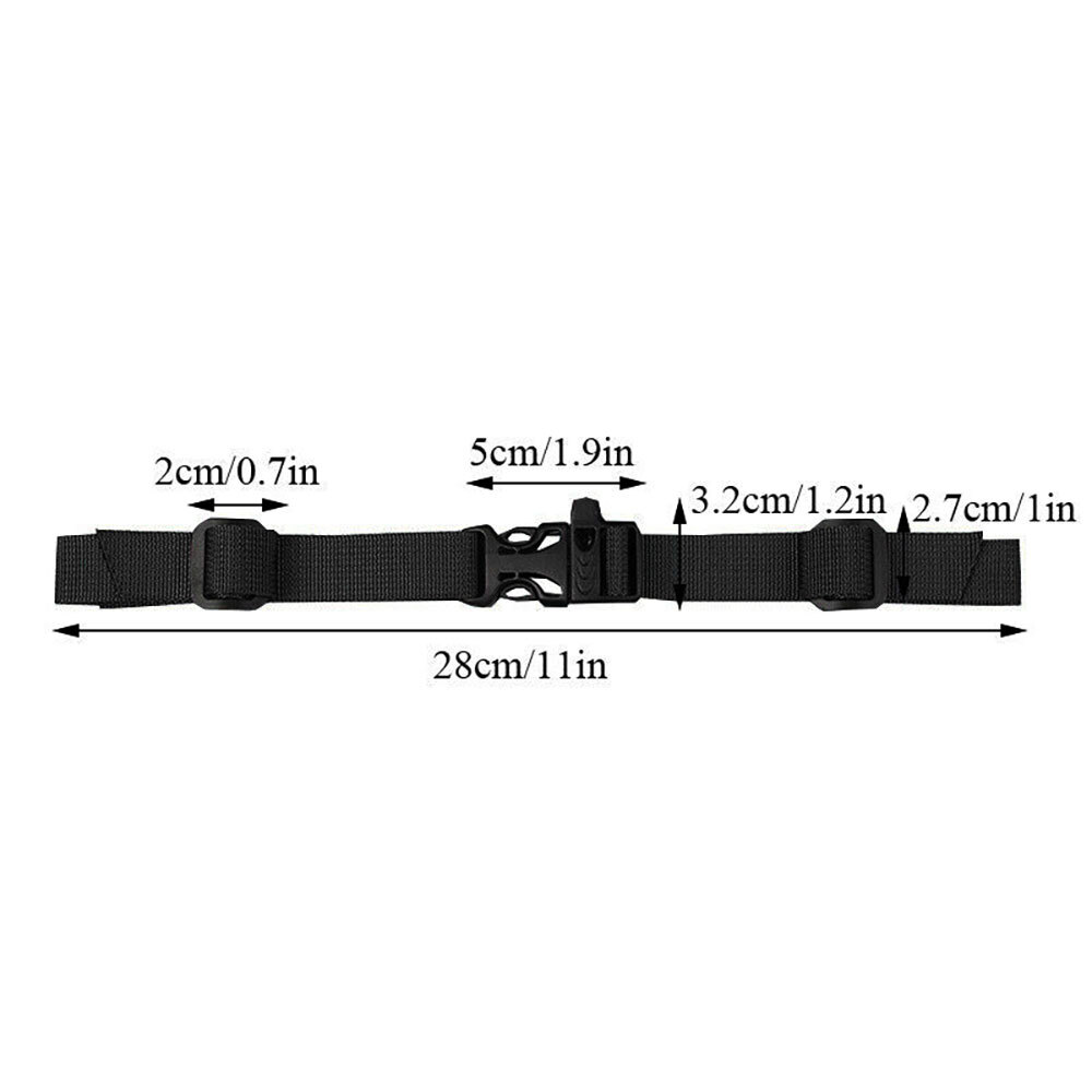 Nylon Webbing Sternum Strap Backpack chest Harness Open Loop 1" Anti-slip Belt#