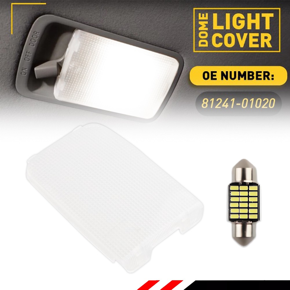 Interior Overhead Dome Light Lens W/ LED For Toyota Celica Corolla Tercel RAV4
