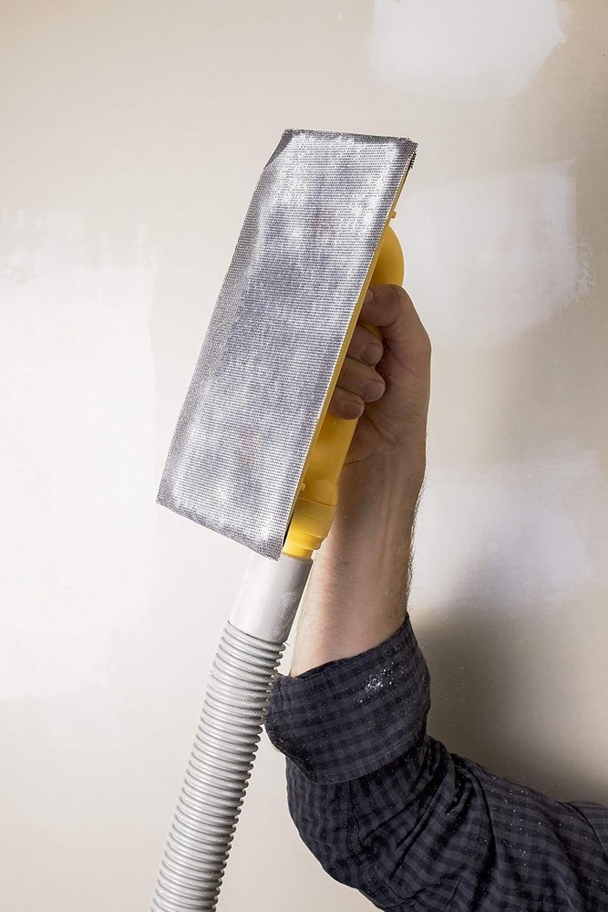 Versatile Dust-Free Drywall Vacuum Hand Sander - Quick Screen Replacement Tool