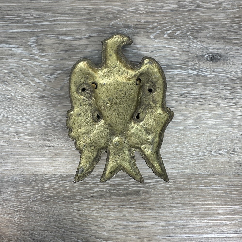 VTG Heavy Solid Brass EAGLE Federal Style Door Knocker No Hardware