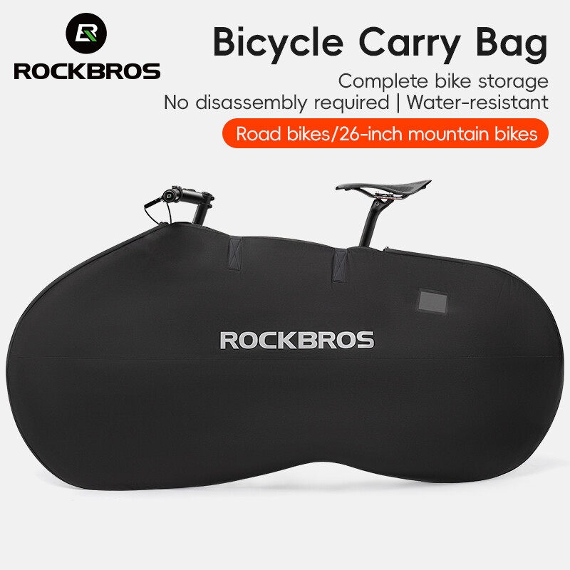 ROCKBROS 26" Folding Bike Transport Bag-Waterproof Bicycle Travel Case Carry Bag