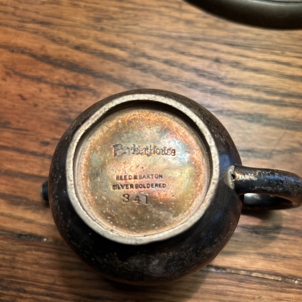 Reed & Barton Silver Soldered #341 Creamer Made For The Historic Boston Hotel!