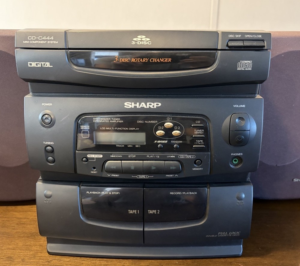 Sharp CD-C444 Stereo (tested) No Remote
