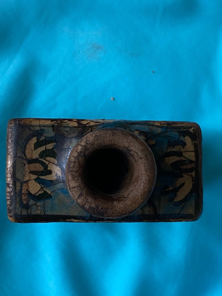 Antique Handcrafted Persian Pottery Bottle