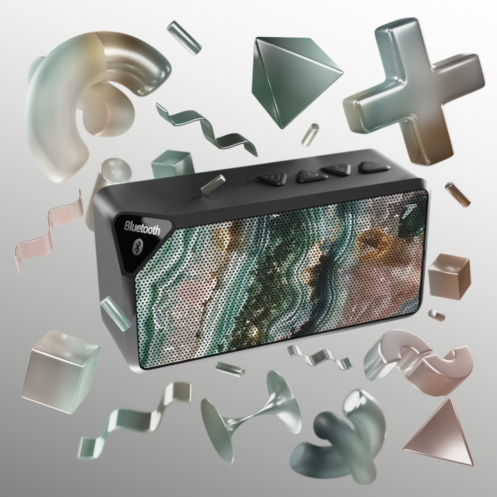 Agate and Rose Quartz DesignJabba Bluetooth Speaker