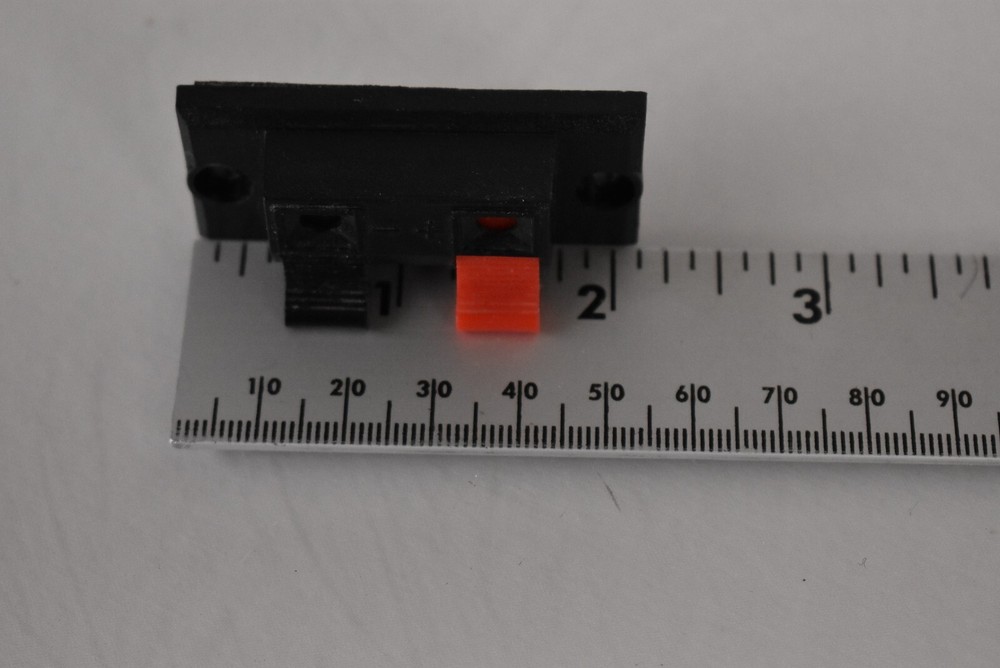 Single KLH Terminal Plate Binding Post Push Press