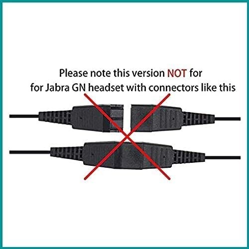 Y-Splitter Adapter Y-Training Cable with Mic Switch Compatible with Plantronics