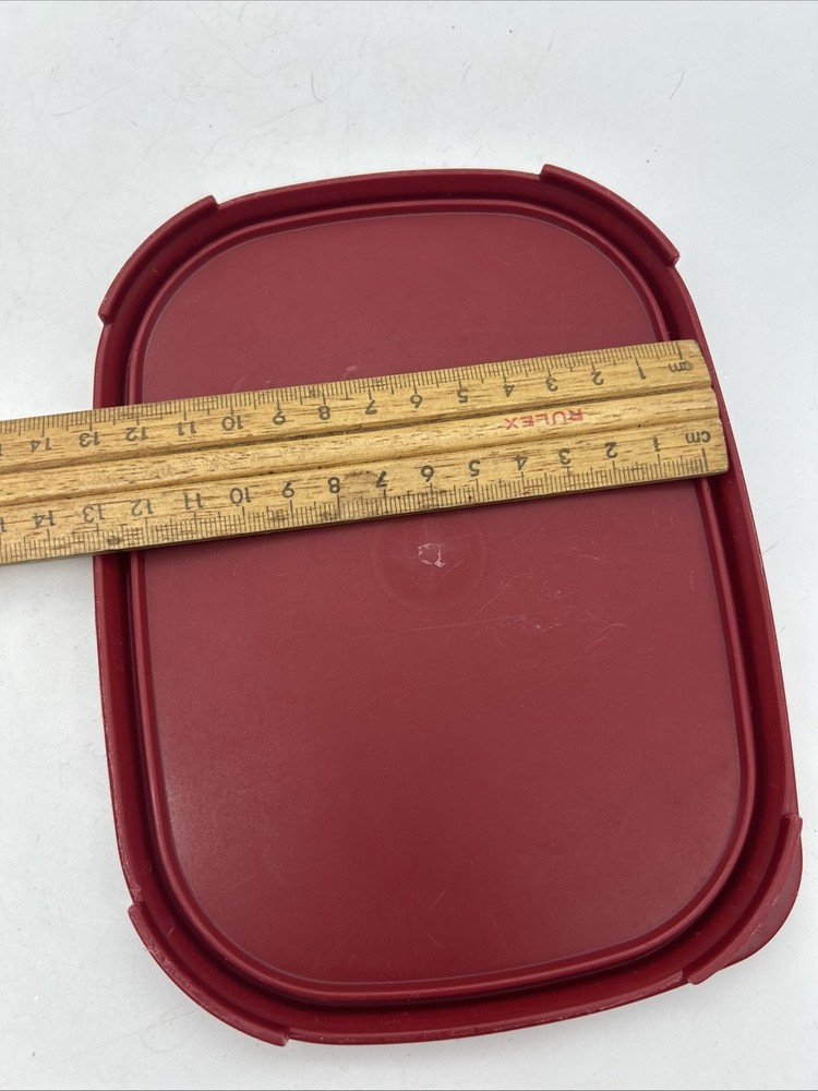 Tupperware Modular Mate Paprika Seal ONLY Replacement Lid Rectangular Oval 739-4