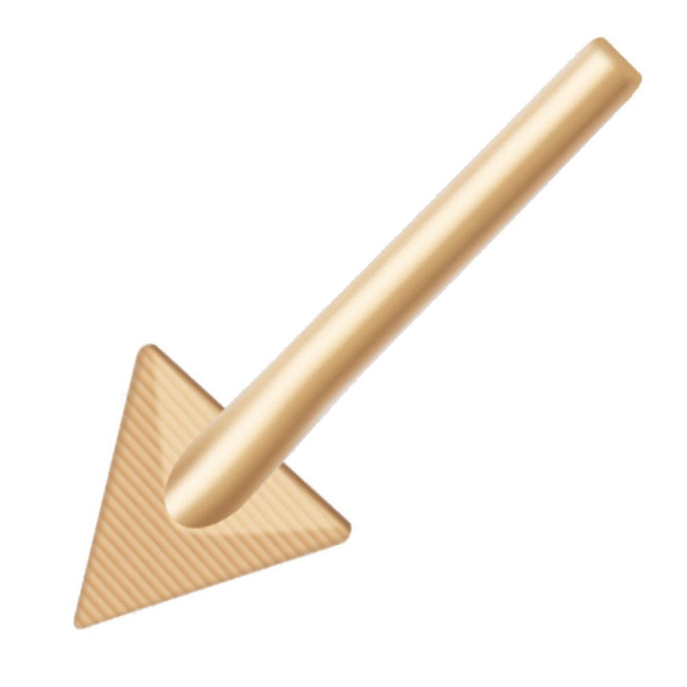3Pcs Iron Plastic Soldering Iron Tips Copper Repair Triangular Smoothing9286