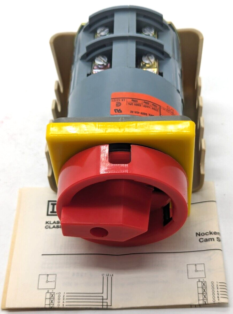 Square K40C1220 1A17 cam switch new original packaging