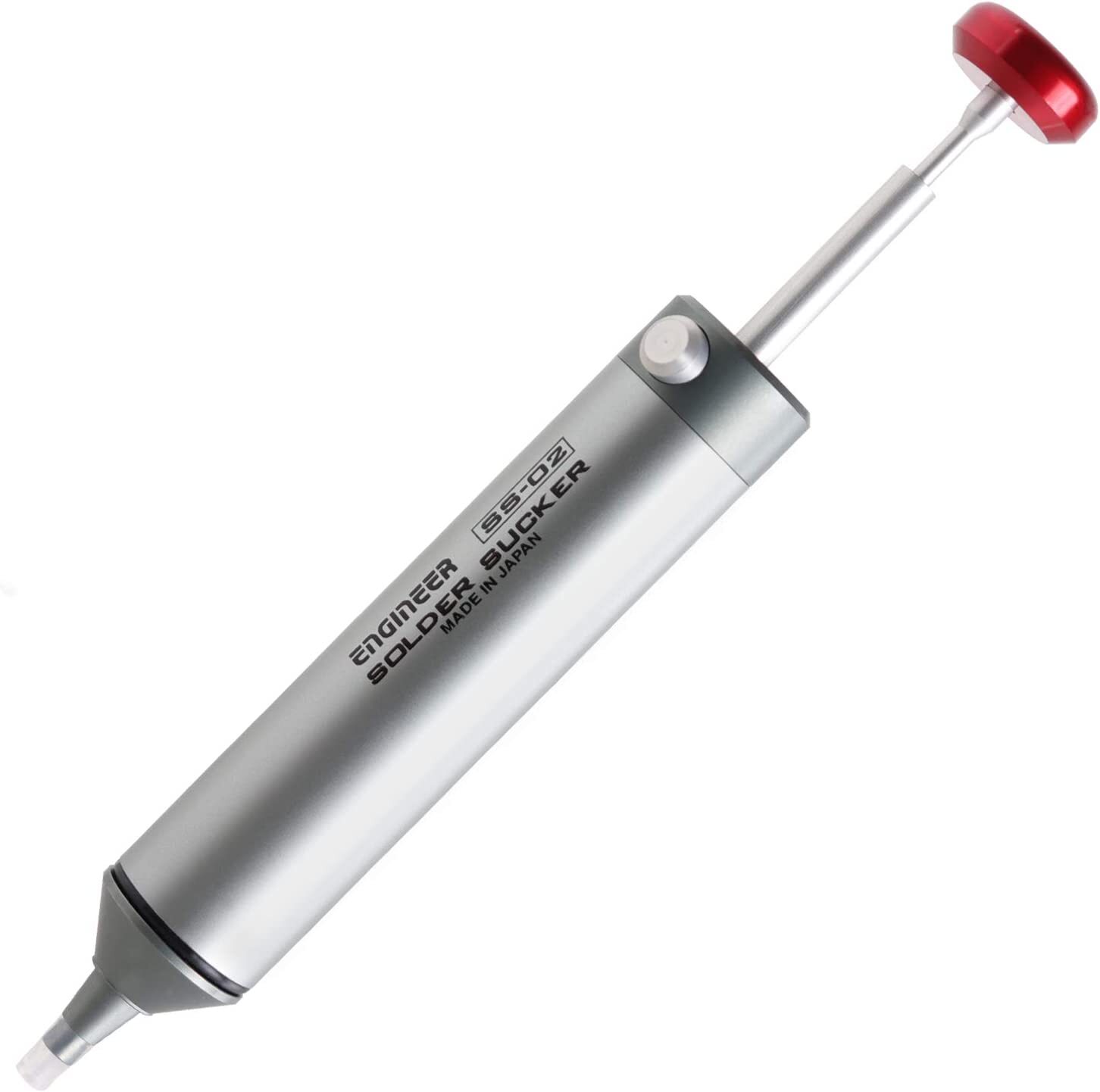 ENGINEER SS-02 Japanese Solder Sucker Desoldering Pump w/Silicone Tip Spare Tube