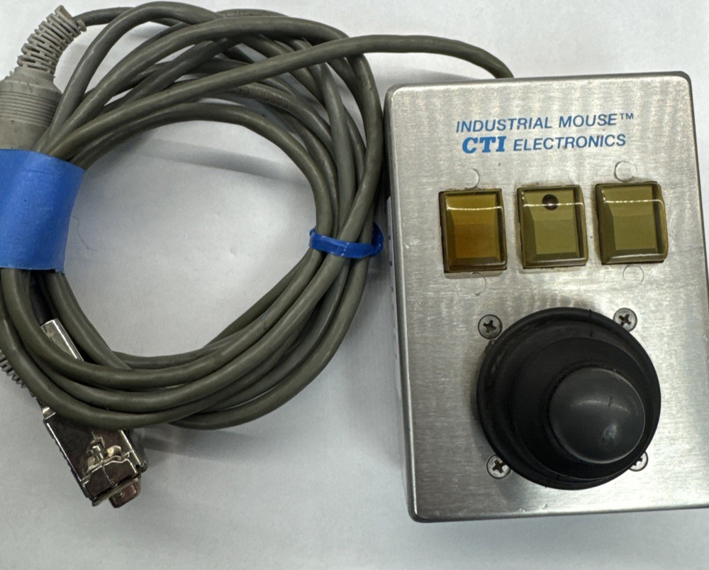 CTI Electronics M20190-MSOF Industrial Mouse Pointer Joystick Vintage Serial db9