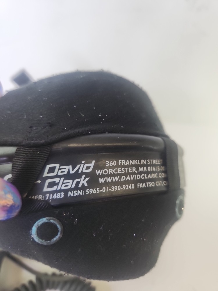 David Clark H10-76 Aviation Headset *UNTESTED.