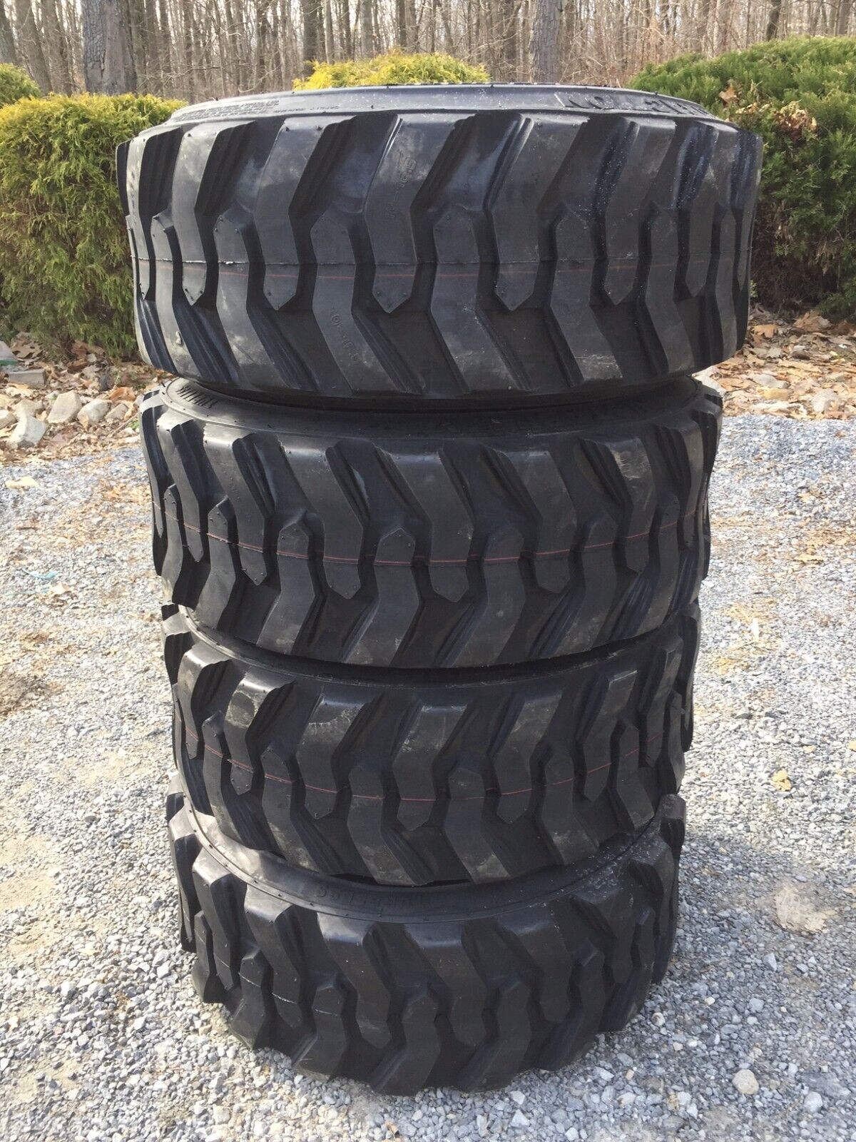 4-NEW 10-16.5 SKS-1 Skid Steer Tires for New Holland, Case & more-10X16.5-12PLY