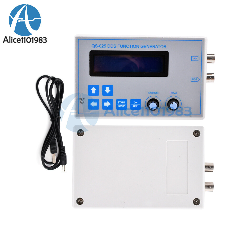 DDS Function Signal Generator Module Sine + Triangle + Square Wave + USB Cable