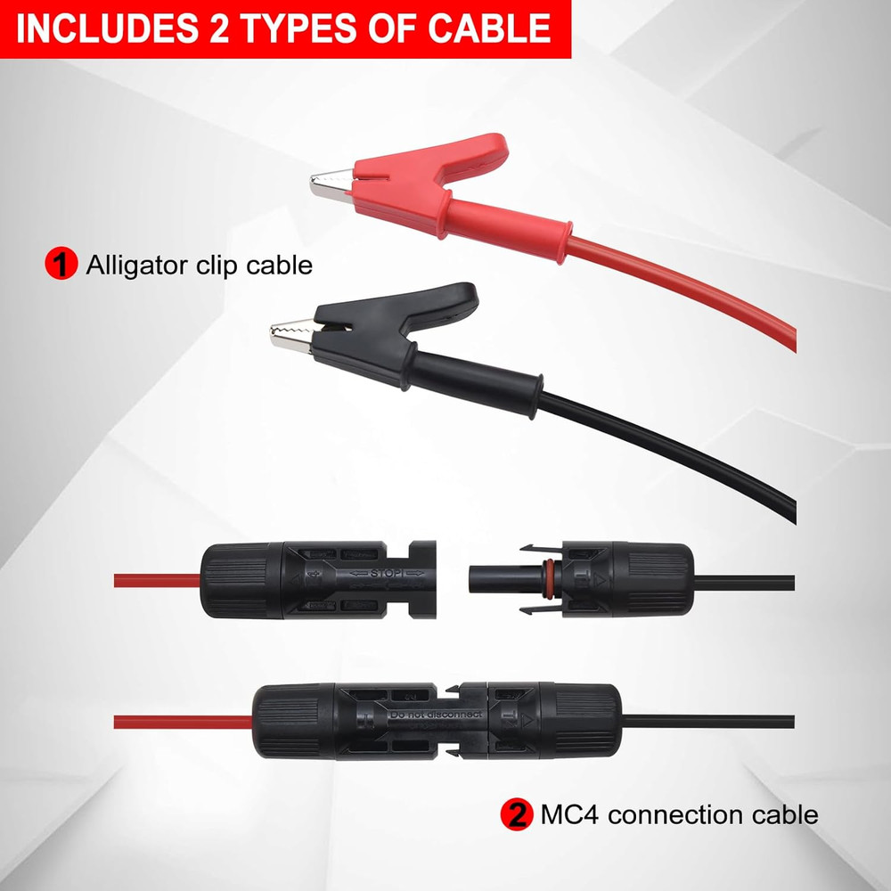 Smart MPPT Solar Panel Tester Multimeter - EL400B Power Meter Tool