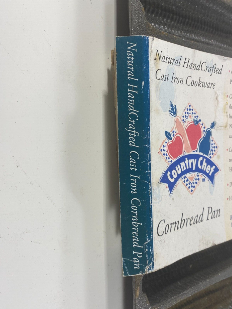 Country Chef Cast Iron Corn Bread Pan Corn Cob Shape