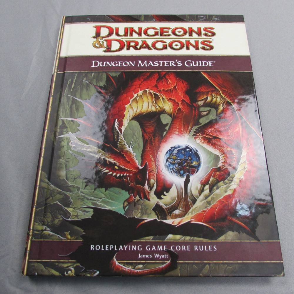 Dungeon Dragons 4th Edition Master's Guide Roleplaying Game Core Rules Book