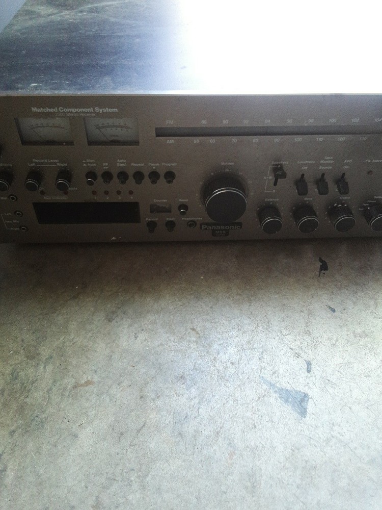 Panasonic MCS Series Matched Component System 683-2500 POWERS UP!!