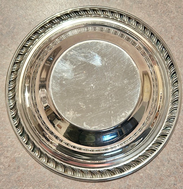 6.5” Wide International Silver Candy Dish/Nuts Silver Plate