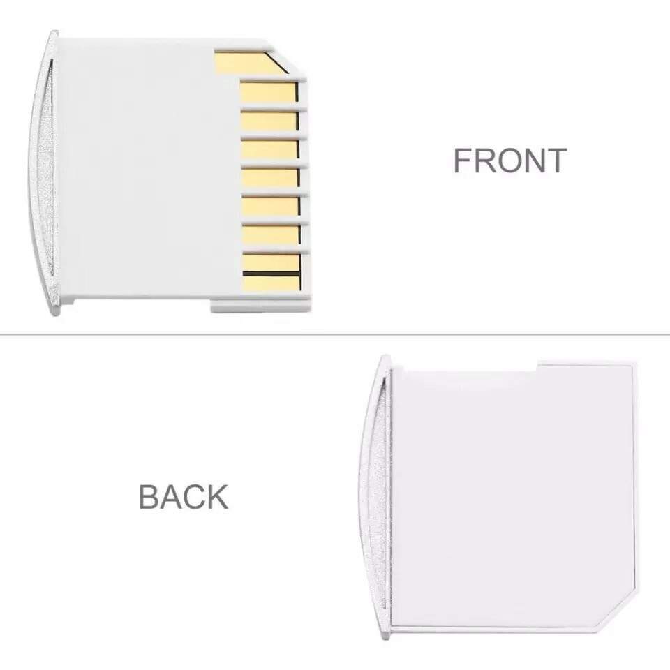 2 Pack Micro SD Card Reader Writer Micro SD/TF To SD Converter Adapter For...