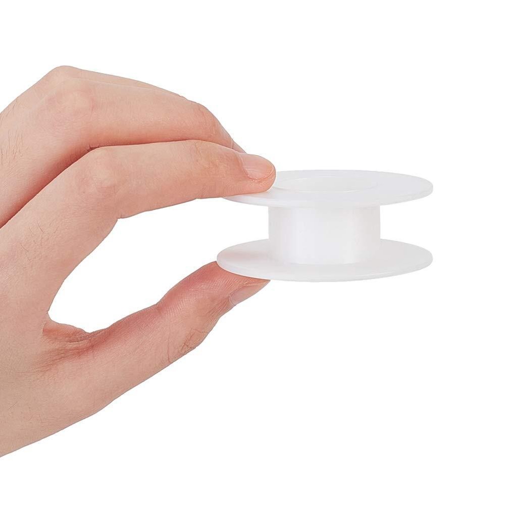 20 Pack Empty Spool, Plastic Ribbon Spools Wire Weaving Bobbins Empty Thread ...