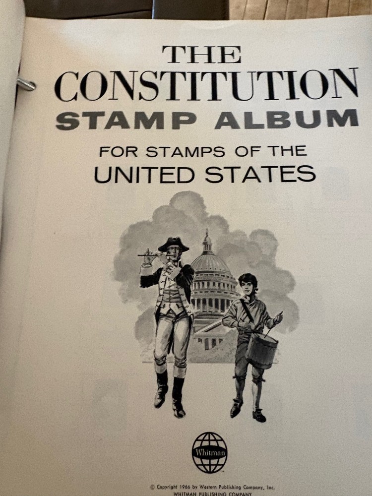 Vintage - Whitman United States of America Stamps Album - 1847-1966-collector