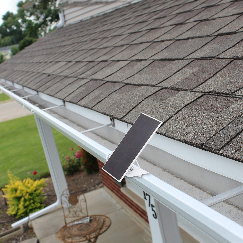 2Pack Gutter Mount Compatible with Arlo Essential Solar Panel, Arlo Pro 5S/Pro 4